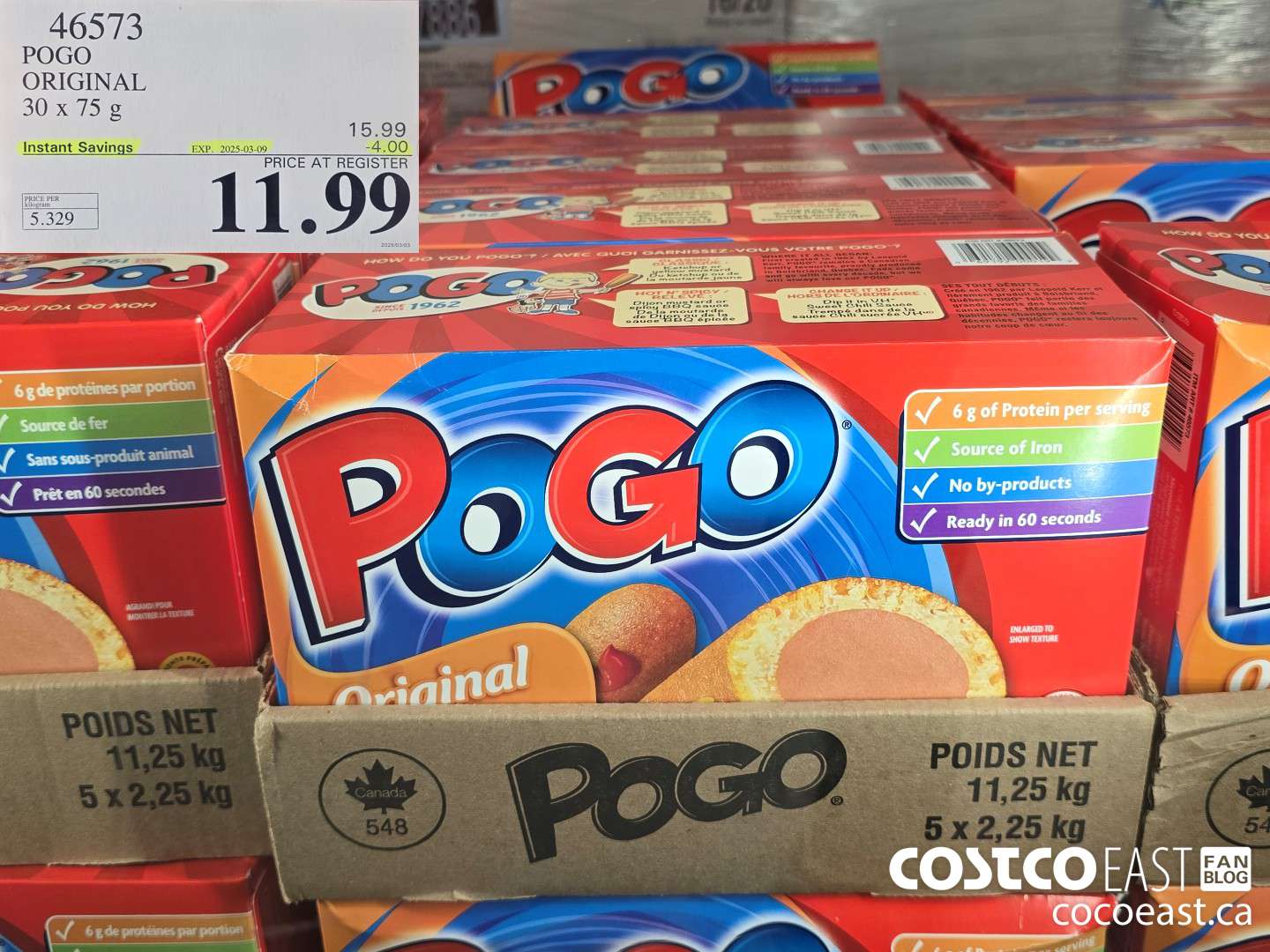 46573 POGO ORIGINAL 30 x 75g ($4.00 INSTANT SAVINGS EXPIRES ON 2025-03-09) $11.99