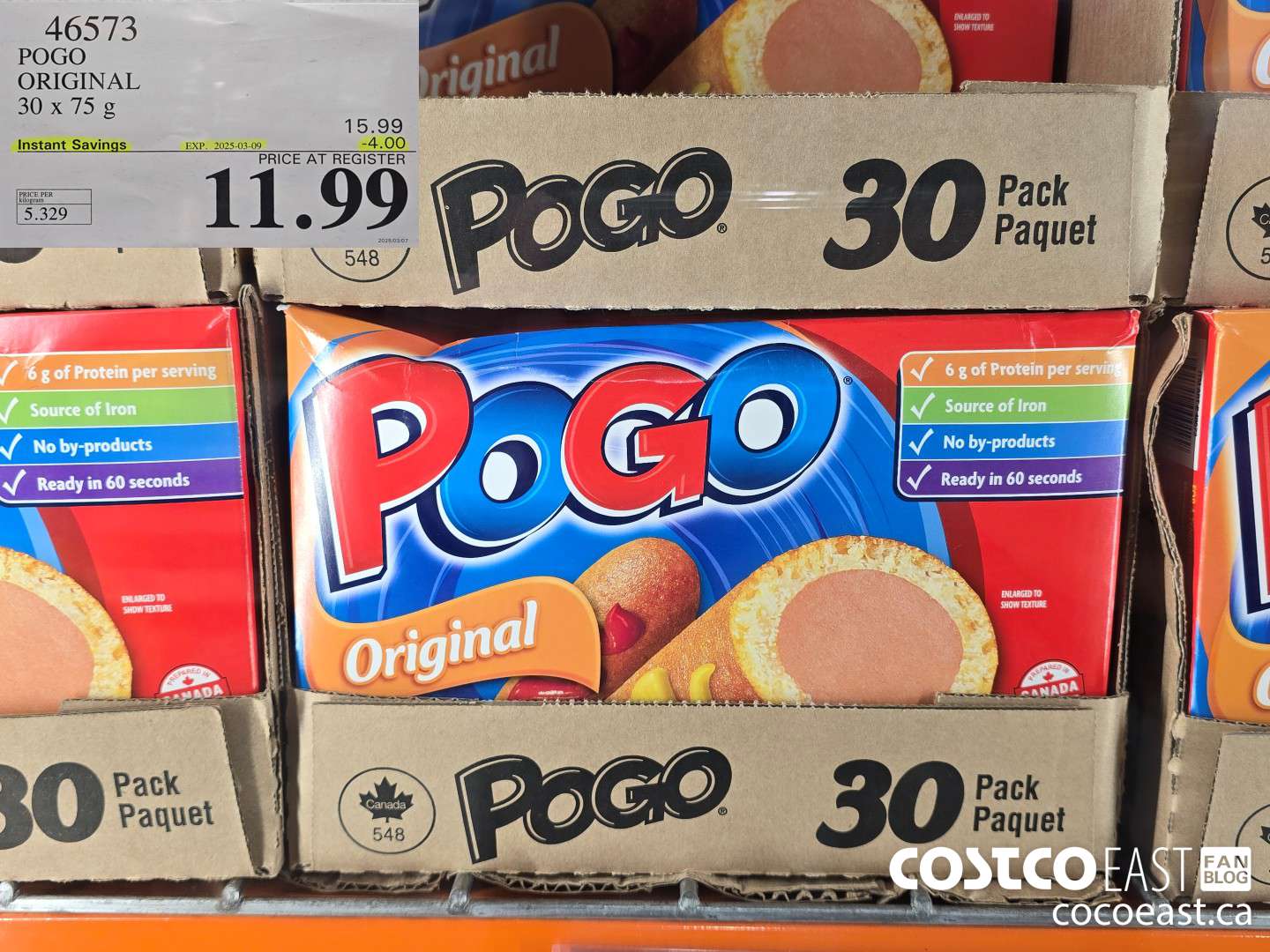46573 POGO ORIGINAL 30 x 75g ($4.00 INSTANT SAVINGS EXPIRES ON 2025-03-09) $11.99
