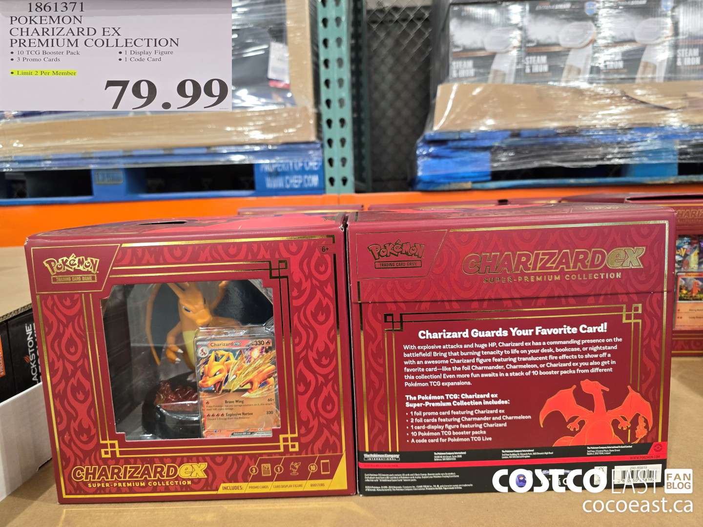 1861371 POKEMON CHARIZARD EX PREMIUM COLLECTION $79.99