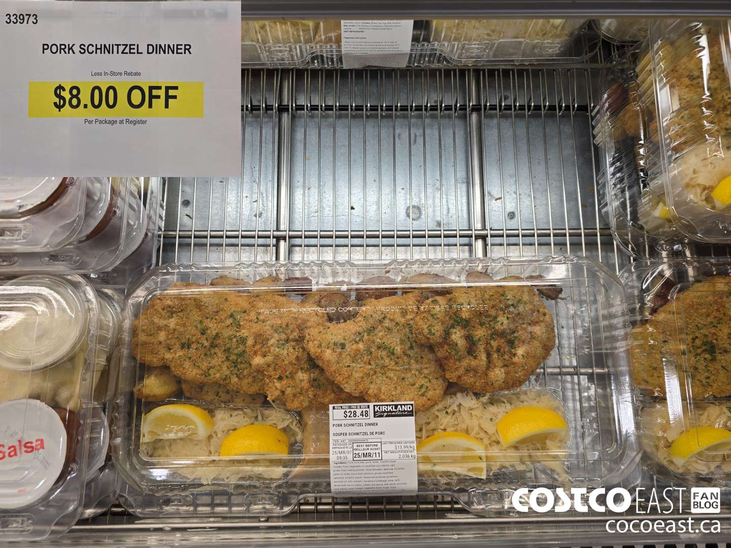 33973 PORK SCHNITZEL DINNER ($8.00 INSTANT SAVINGS)