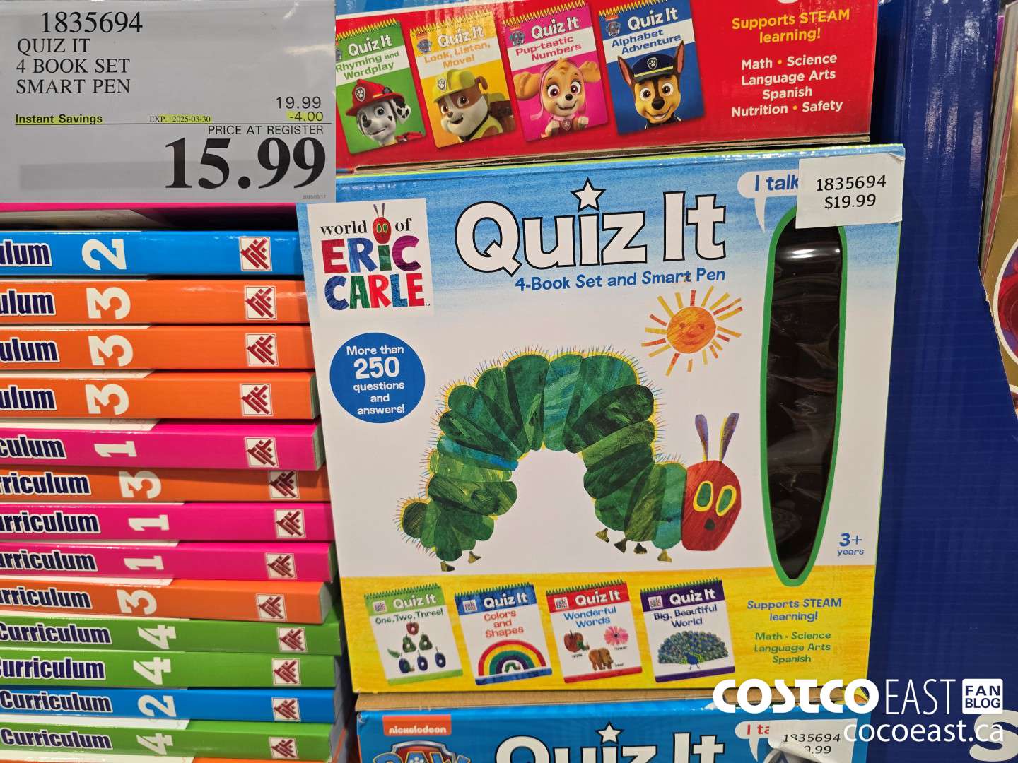 1835694 QUIZ IT 4 BOOK SET SMART PEN ($4.00 INSTANT SAVINGS EXPIRES ON 2025-03-30) $15.99
