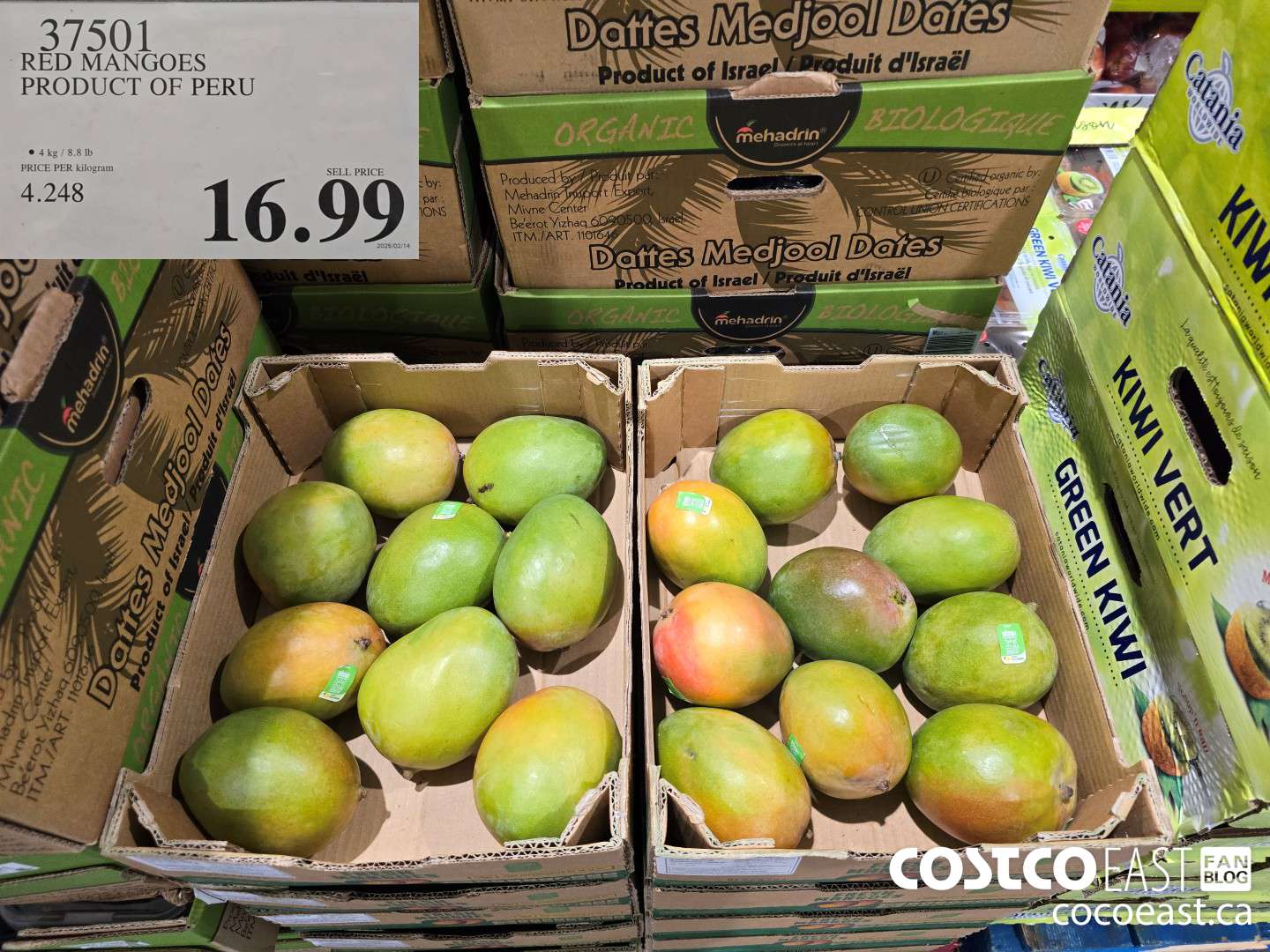 37501 RED MANGOES PRODUCT OF PERU $16.99