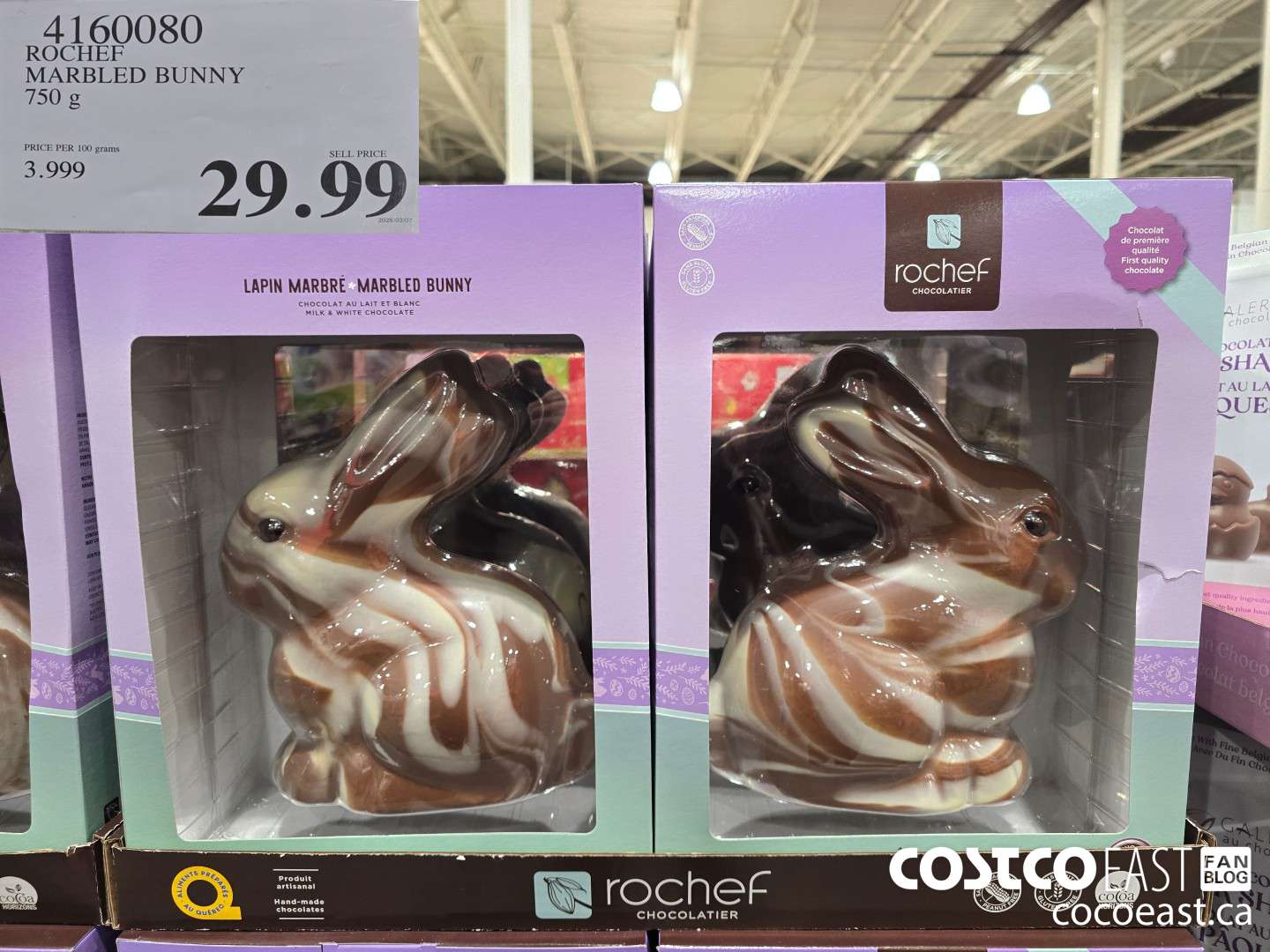 4160080 ROCHEF MARBLED BUNNY 750 G $29.99