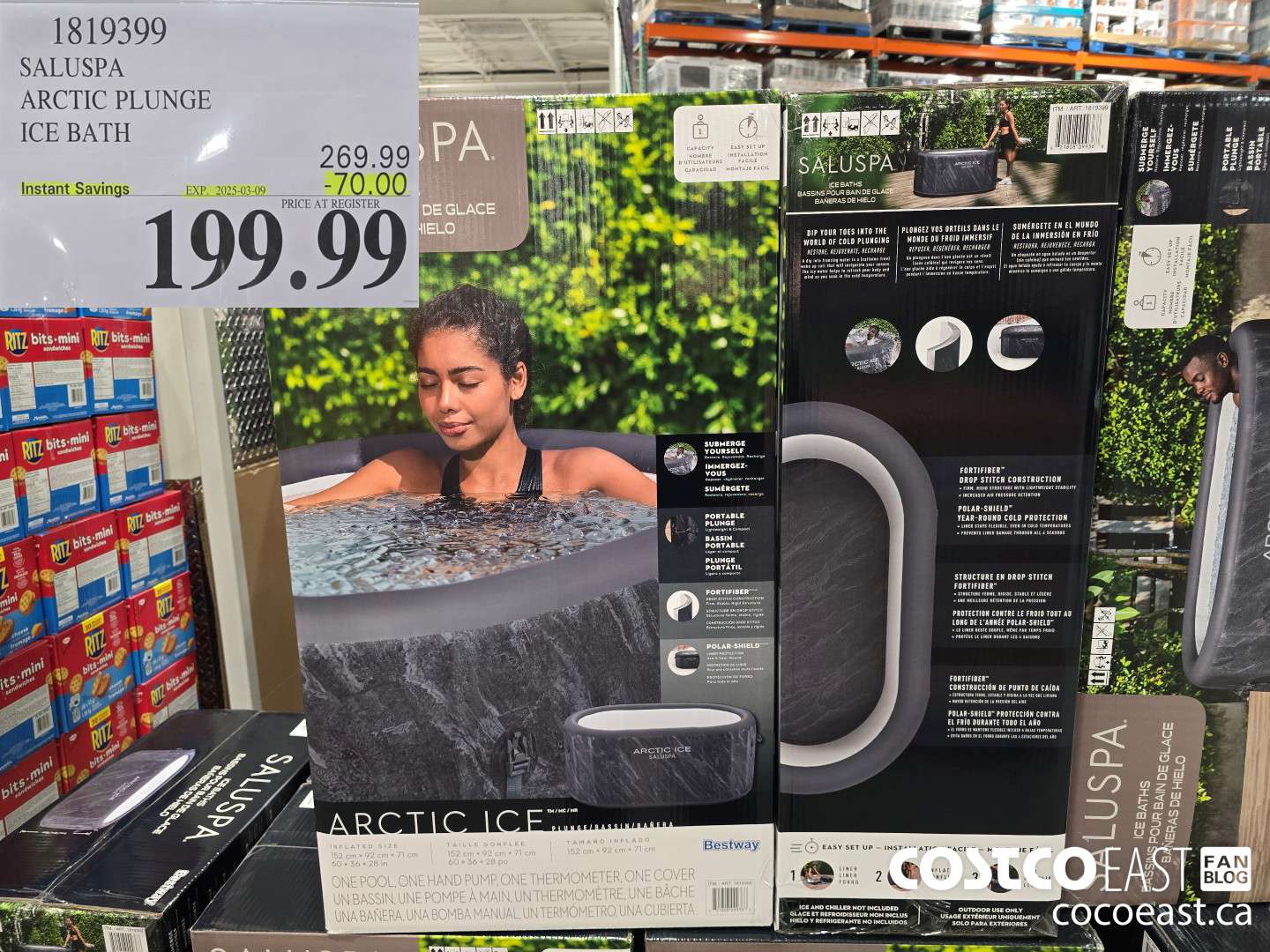 1819399 SALUSPA ARCTIC PLUNGE ICE BATH ($70.00 INSTANT SAVINGS EXPIRES ON 2025-03-09) $199.99