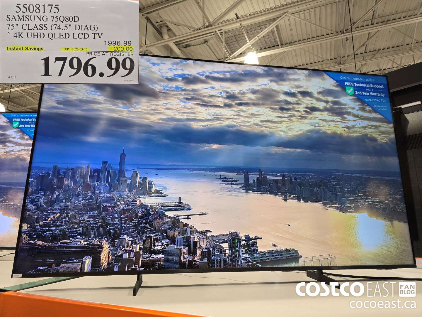 5508175 SAMSUNG 75Q80D 75