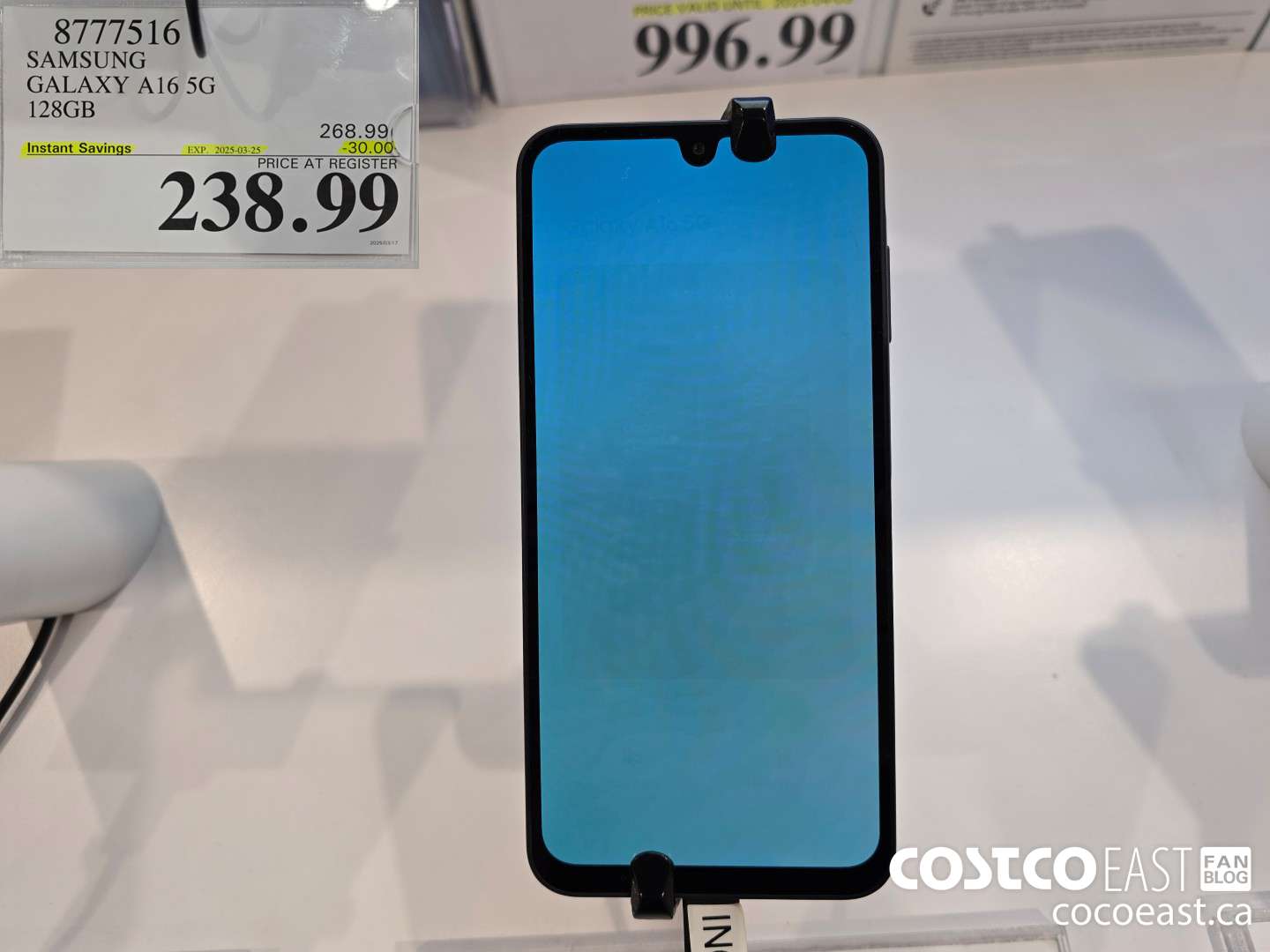 8777516 SAMSUNG GALAXY A16 5G 128GB ($30.00 INSTANT SAVINGS EXPIRES ON 2025-03-25) $238.99