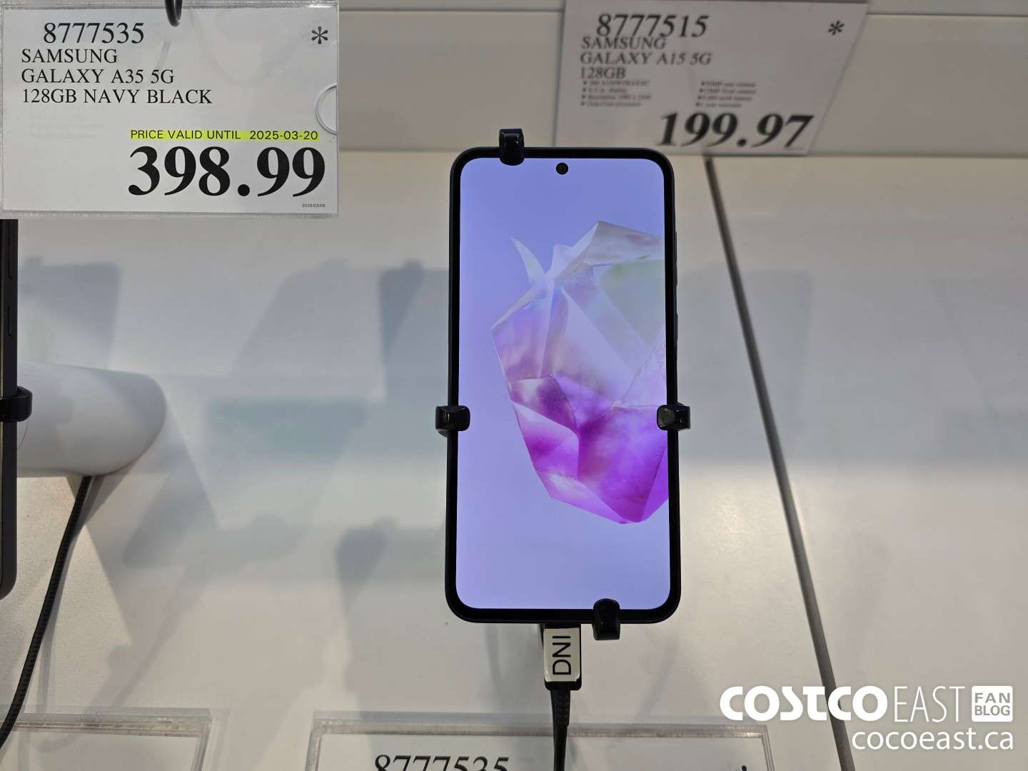 8777535 SAMSUNG GALAXY A35 5G 128GB NAVY BLACK $398.99