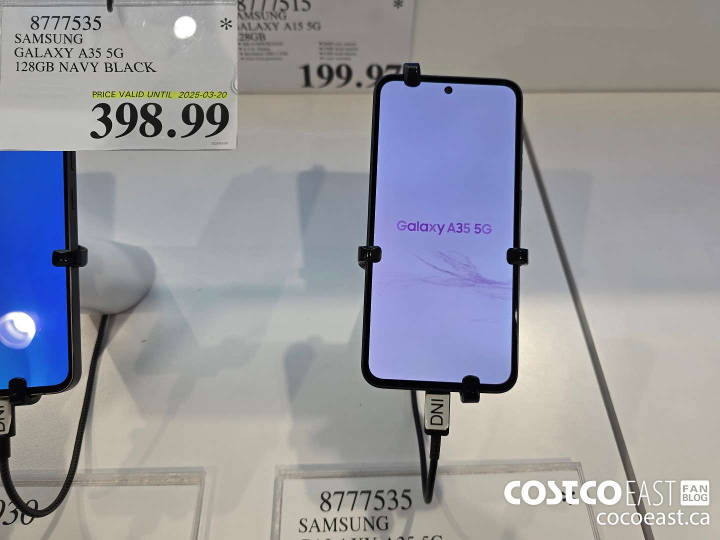 8777535 SAMSUNG GALAXY A35 5G 128GB NAVY BLACK $398.99