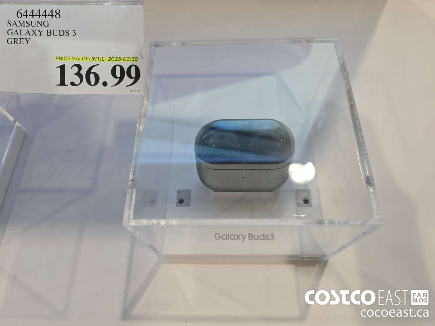 6444448 SAMSUNG GALAXY BUDS 3 GREY $136.99