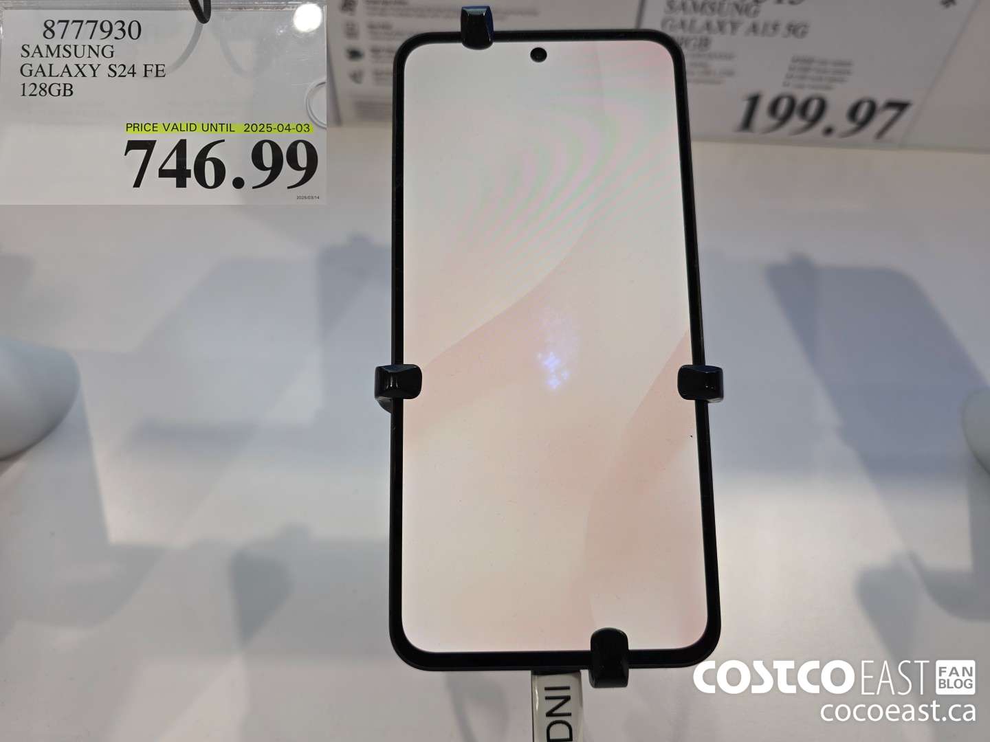 8777930 SAMSUNG GALAXY S24 FE 128GB $746.99