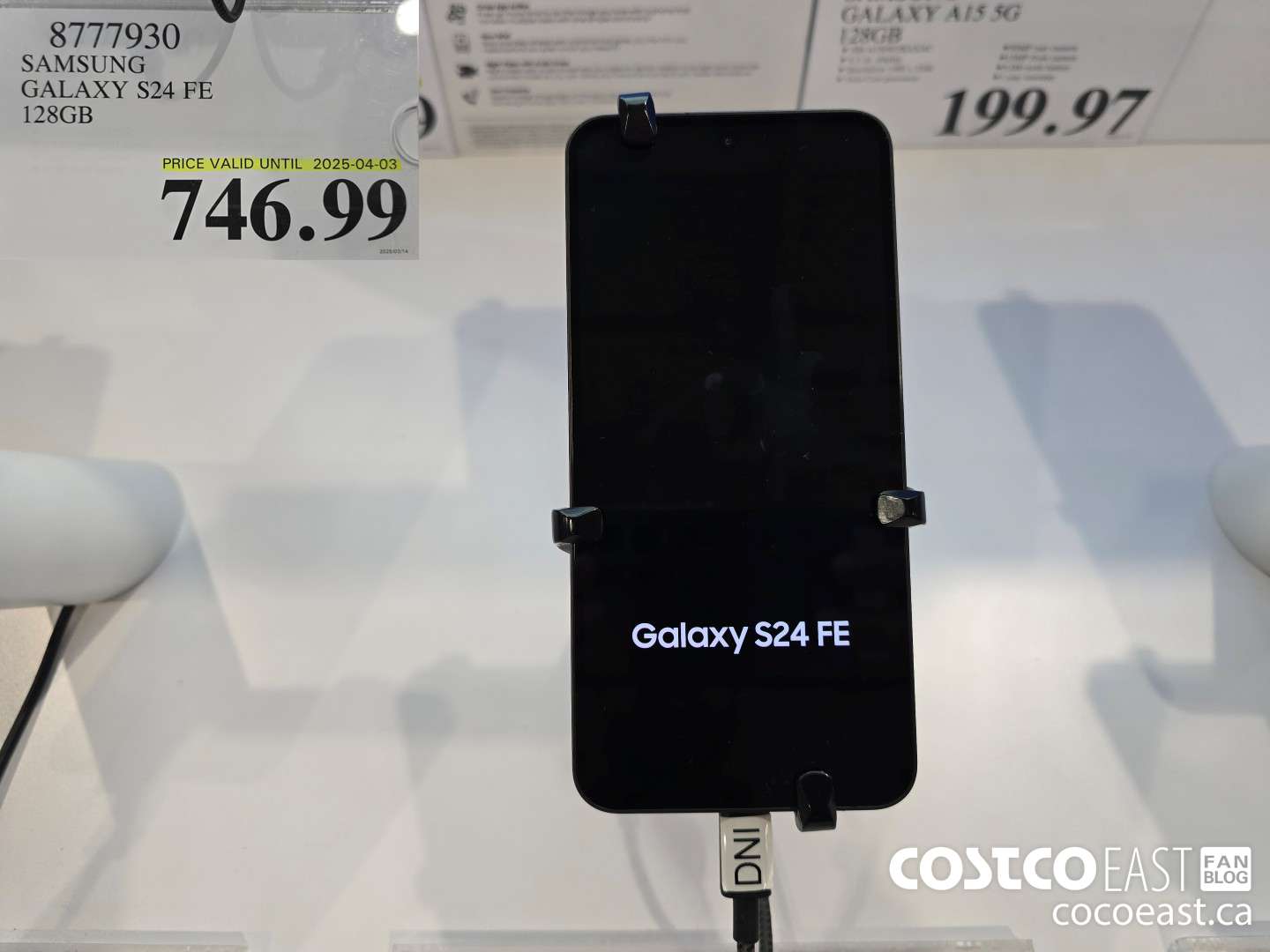 8777930 SAMSUNG GALAXY S24 FE 128GB $746.99