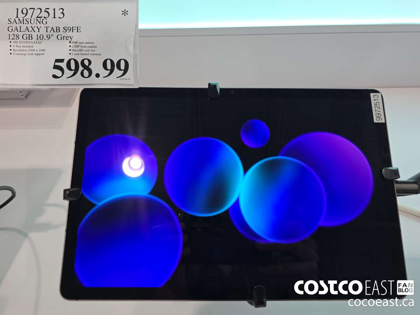 1972513 SAMSUNG GALAXY TAB S9FE 128GB 10.9