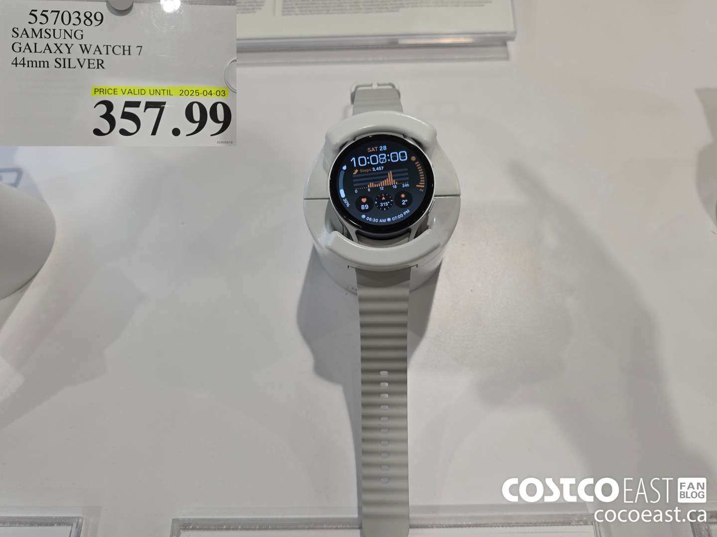 5570389 SAMSUNG GALAXY WATCH 7 44mm Silver $357.99