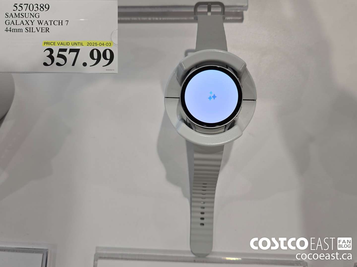 5570389 SAMSUNG GALAXY WATCH 7 44mm Silver $357.99