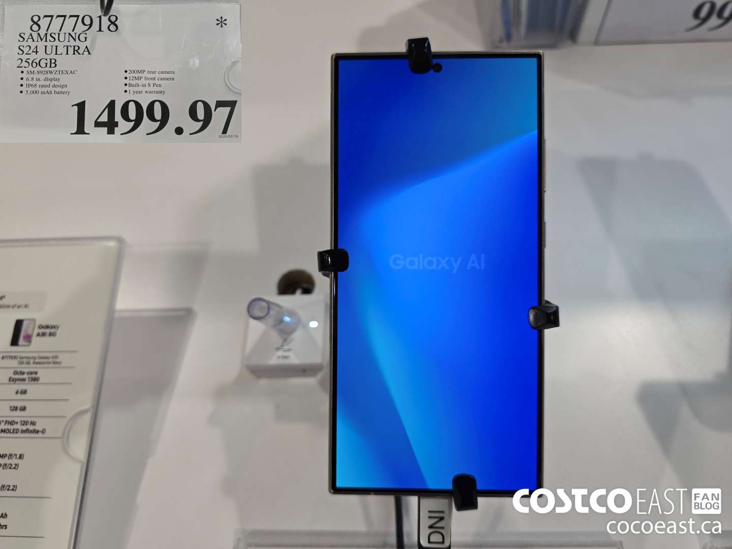 8777918 SAMSUNG S24 ULTRA 256GB $1499.97