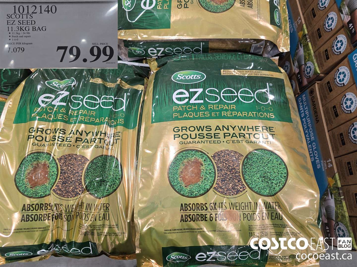 1012140 SCOTTS EZ SEED 11.3 KG BAG $79.99