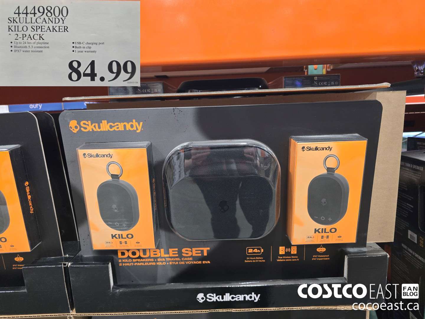 4449800 SKULLCANDY KILO SPEAKER 2-PACK $84.99