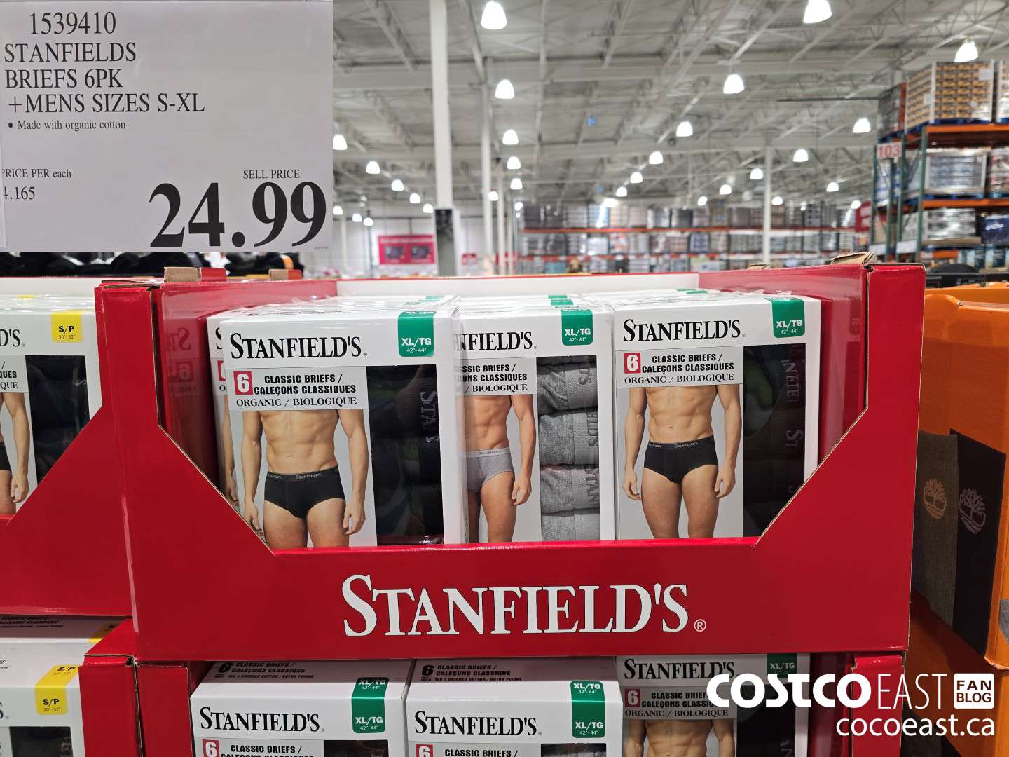 1539410 STANFIELDS BRIEFS 6PK +MENS SIZES S-XL $24.99