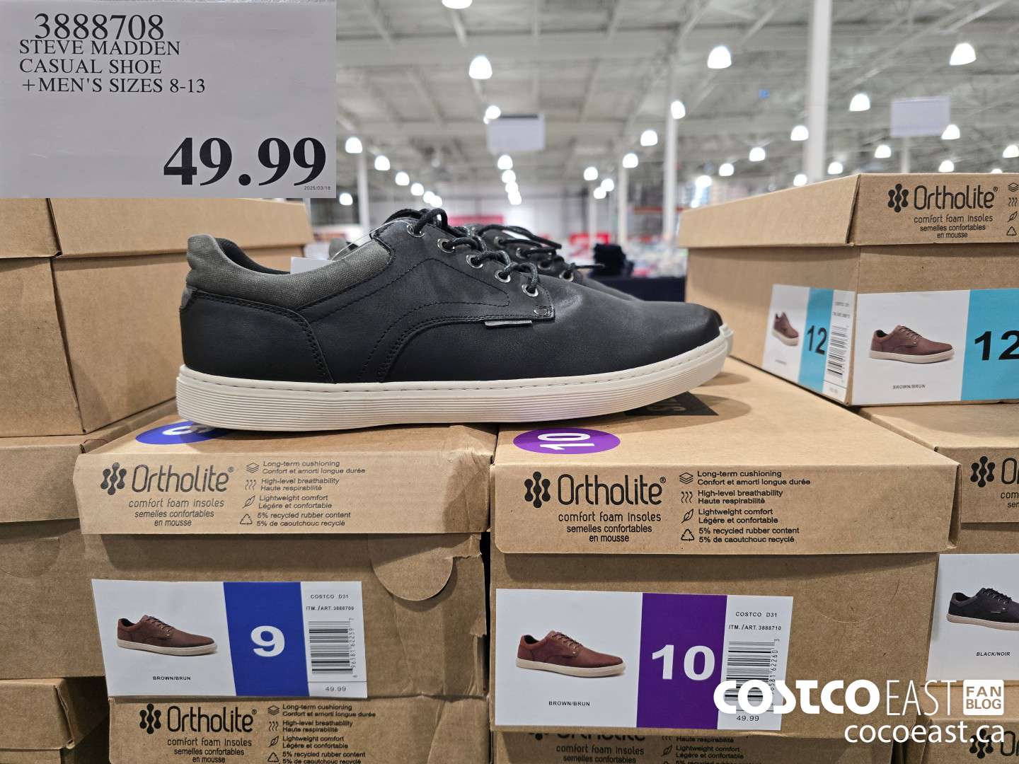 3888708 STEVE MADDEN CASUAL SHOE + MEN'S SIZES 8-13  $49.99