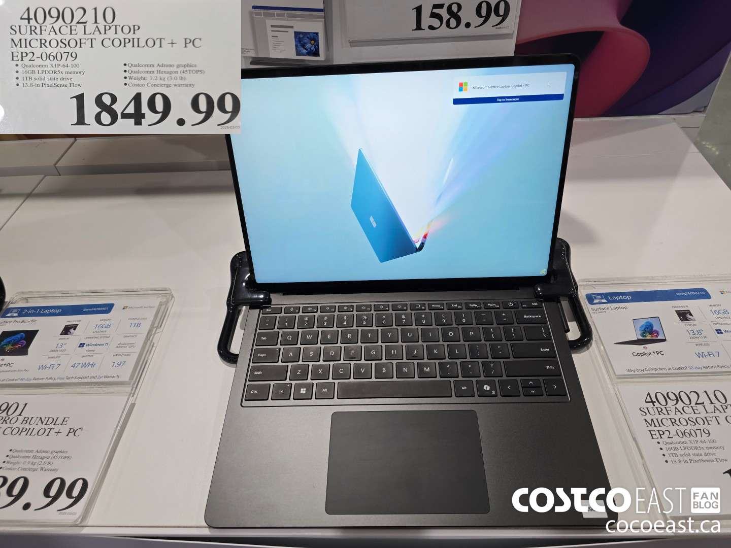 4090210 SURFACE LAPTOP MICROSOFT COPILOT + PC EP2-06079 $1849.99