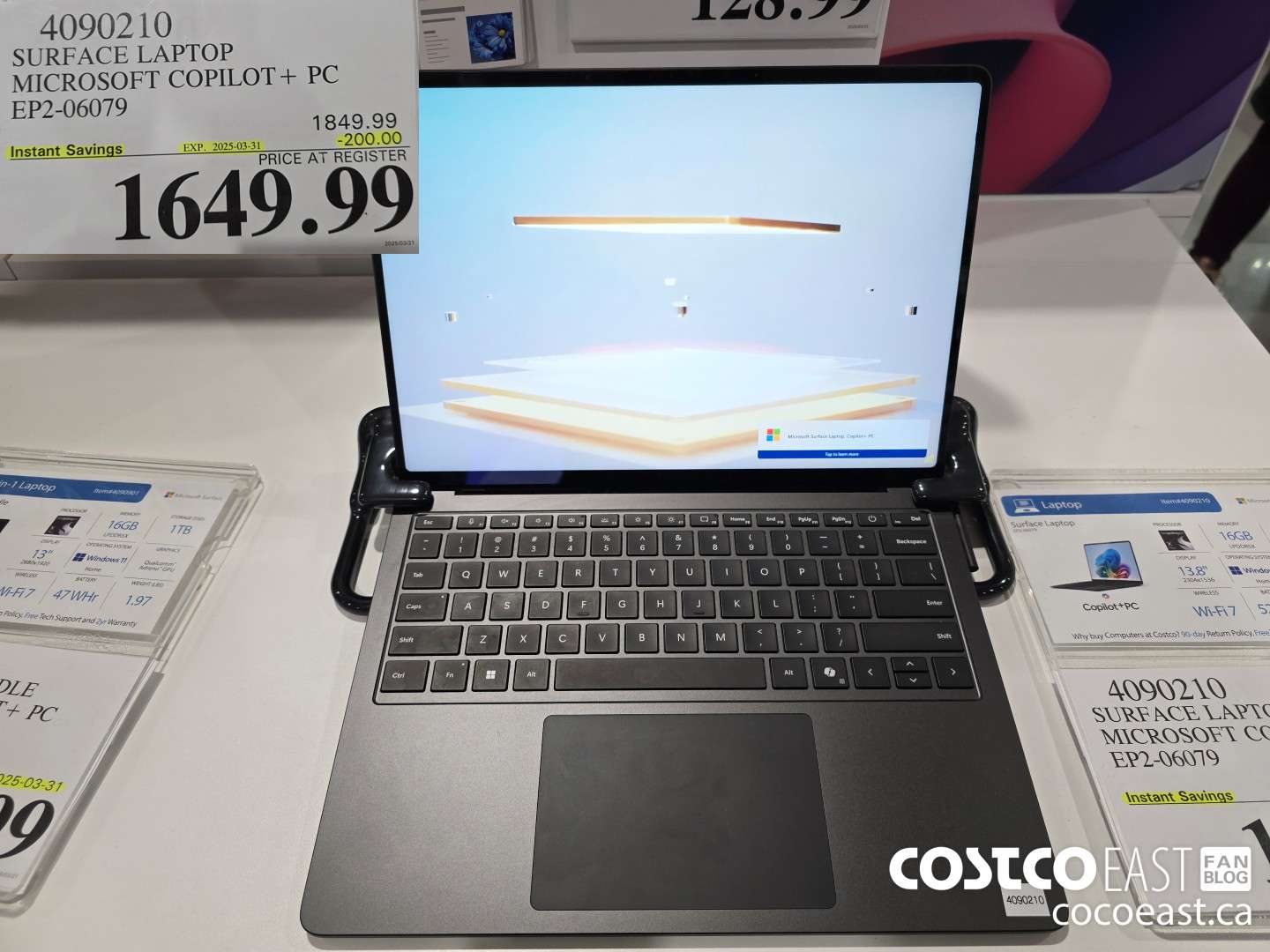 4090210 SURFACE LAPTOP MICROSOFT COPILOT + PC EP2-06079 ($200.00 INSTANT SAVINGS EXPIRES ON 2025-03-31) $1649.99