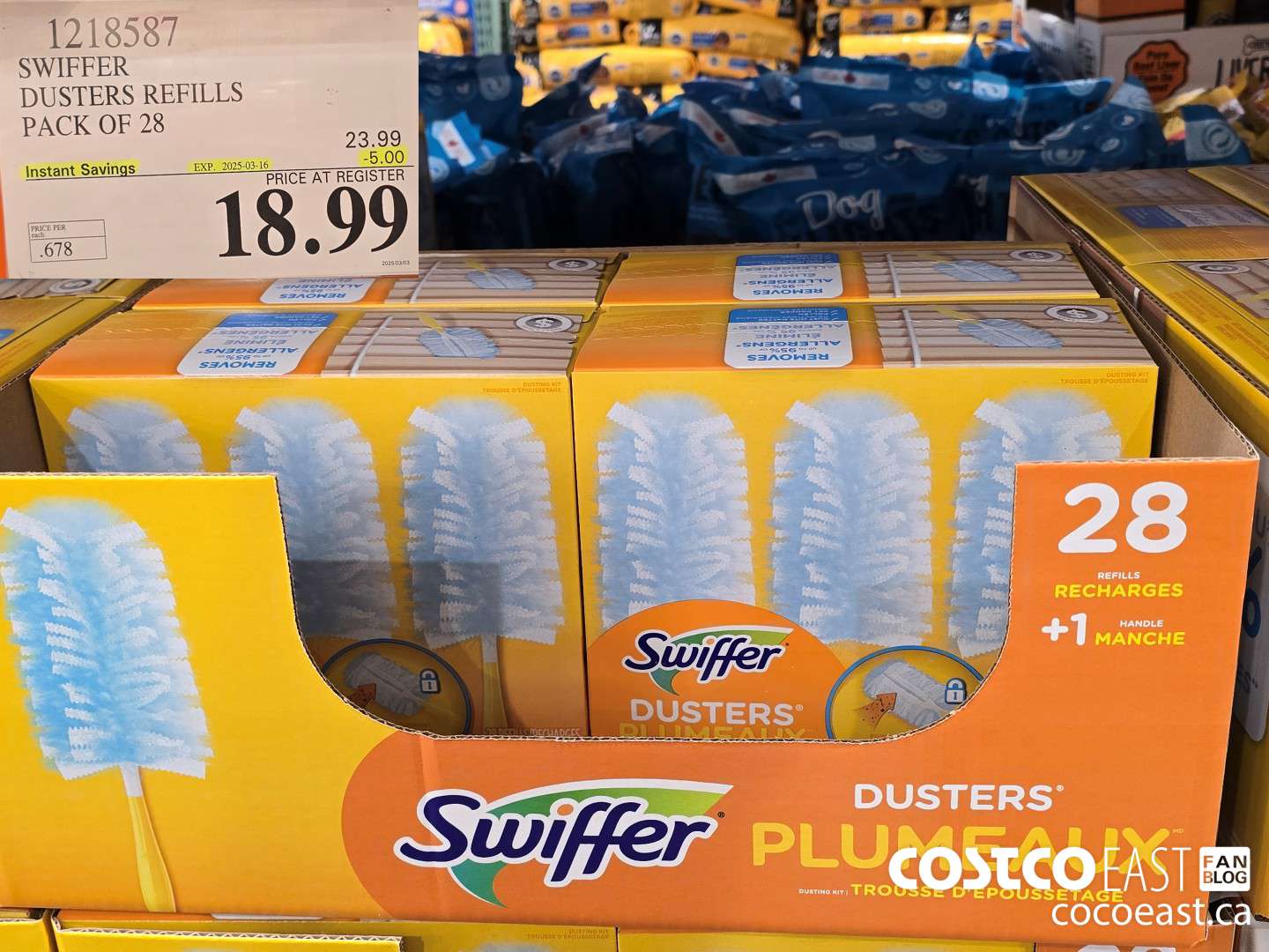 1218587 SWIFFER DUSTERS REFILLS PACK OF 28 ($5.00 INSTANT SAVINGS EXPIRES ON 2025-03-16) $18.99