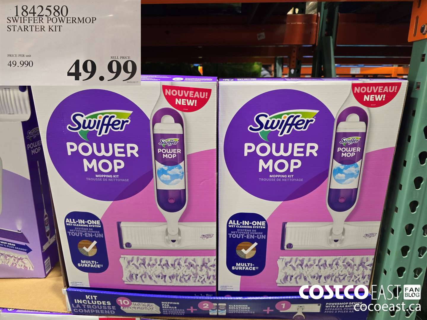 1842580 SWIFFER POWERMOP STARTER KIT $49.99