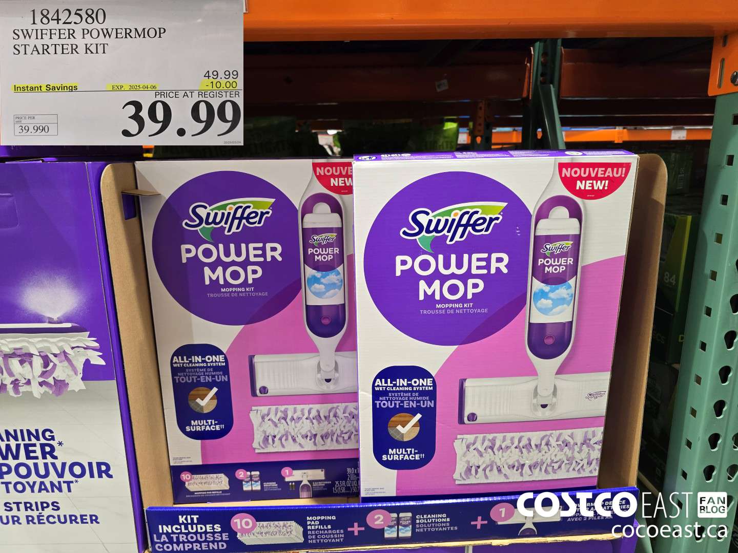 1842580 SWIFFER POWERMOP STARTER KIT ($10.00 INSTANT SAVINGS EXPIRES ON 2025-04-06) $39.99