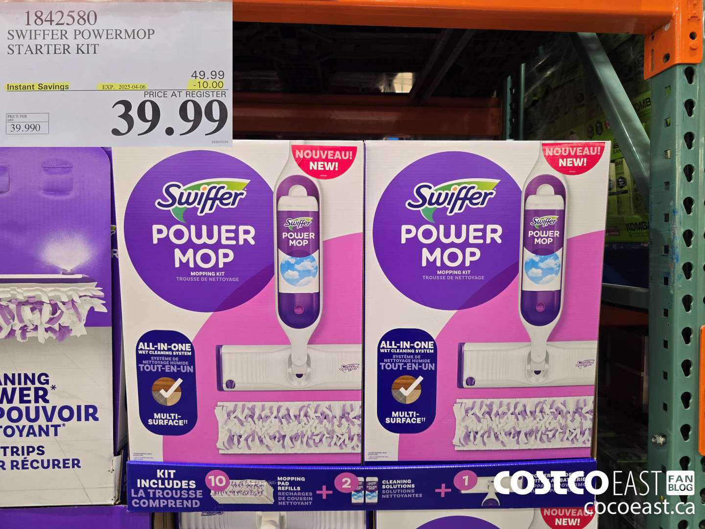 1842580 SWIFFER POWERMOP STARTER KIT ($10.00 INSTANT SAVINGS EXPIRES ON 2025-04-06) $39.99