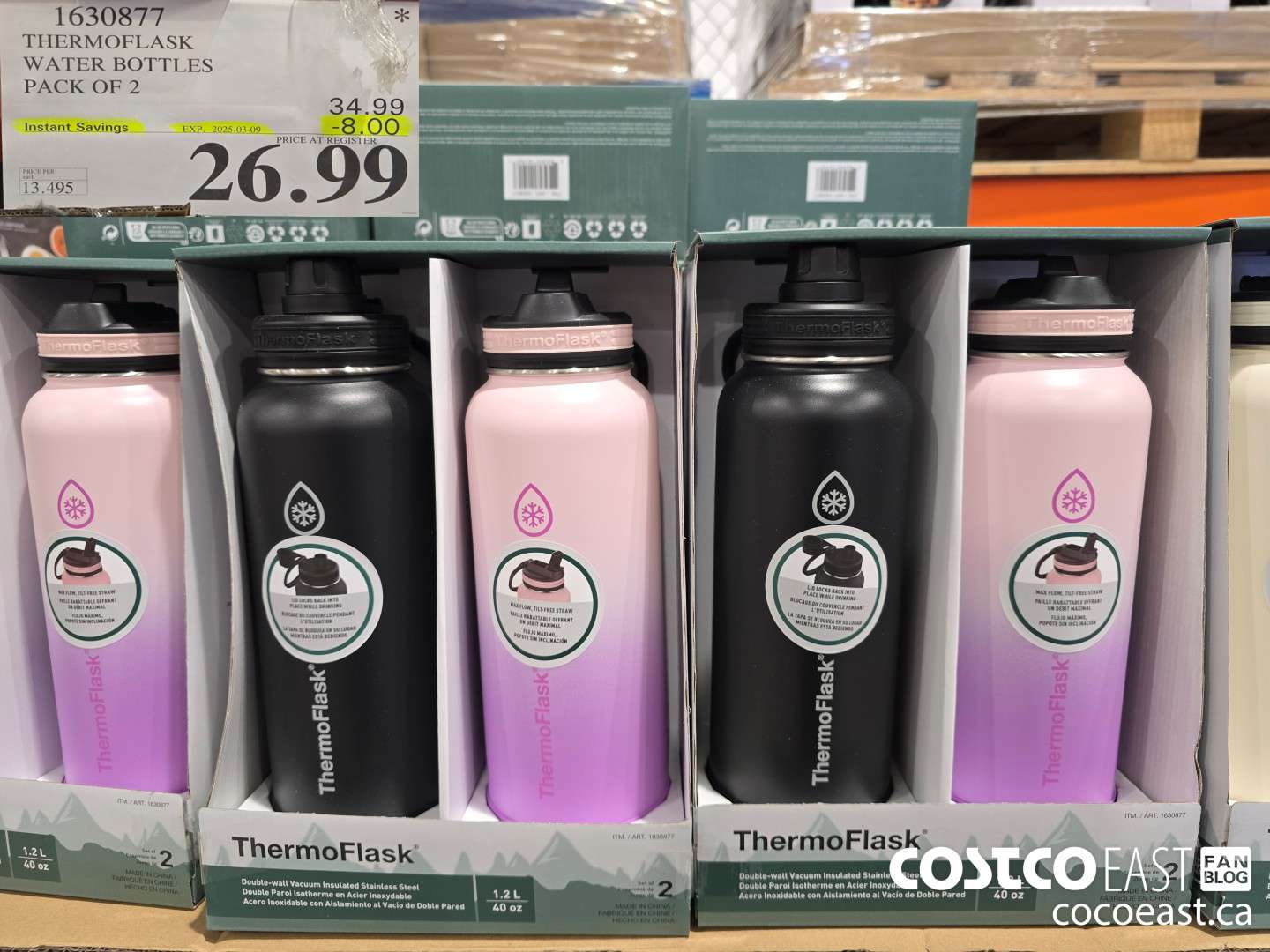 1630877 THERMOFLASK WATER BOTTLES PACK OF 2 ($8.00 INSTANT SAVINGS EXPIRES ON 2025-03-09) $26.99
