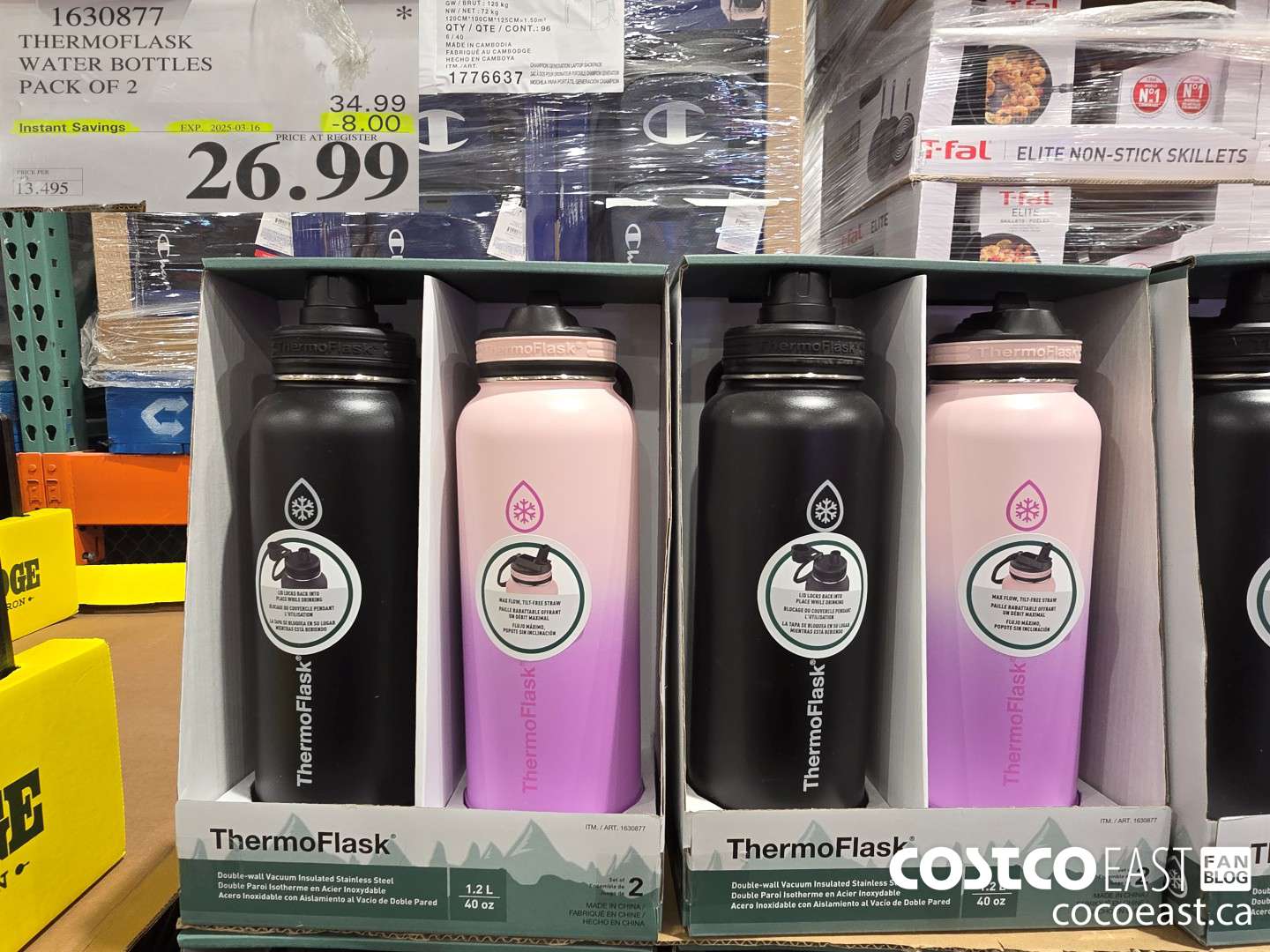 1630877 THERMOFLASK WATER BOTTLES PACK OF 2 ($8.00 INSTANT SAVINGS EXPIRES ON 2025-03-16) $26.99