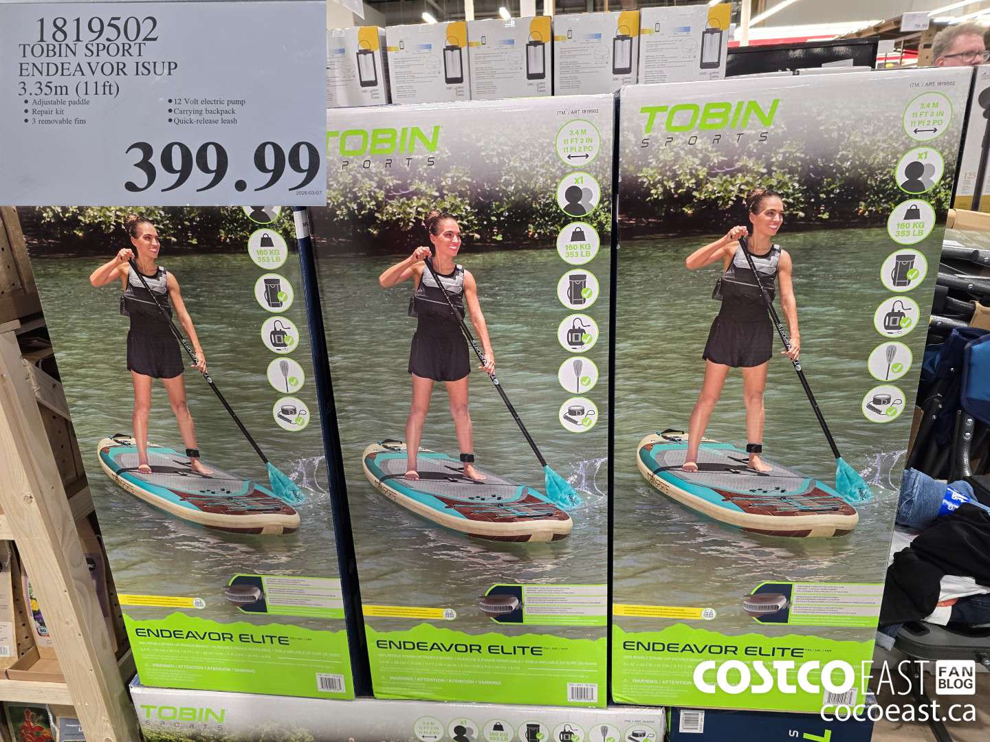 1819502 TOBIN SPORT ENDEAVOR ISUP 3.35M (11FT) $399.99