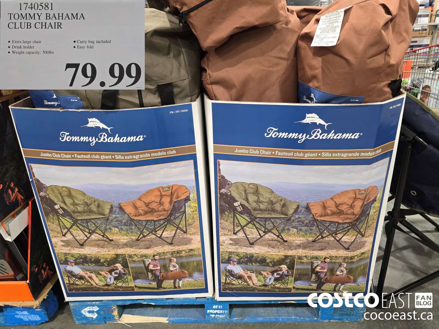 1740581 TOMMY BAHAMA CLUB CHAIR $79.99