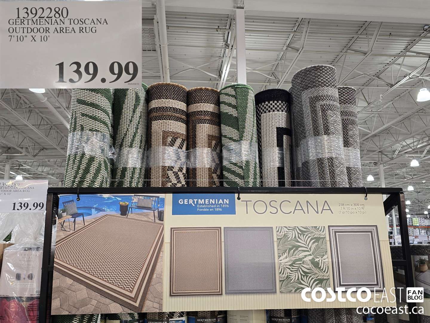 1392280 TOSCANA OUTDOOR AREA RUG 7'10