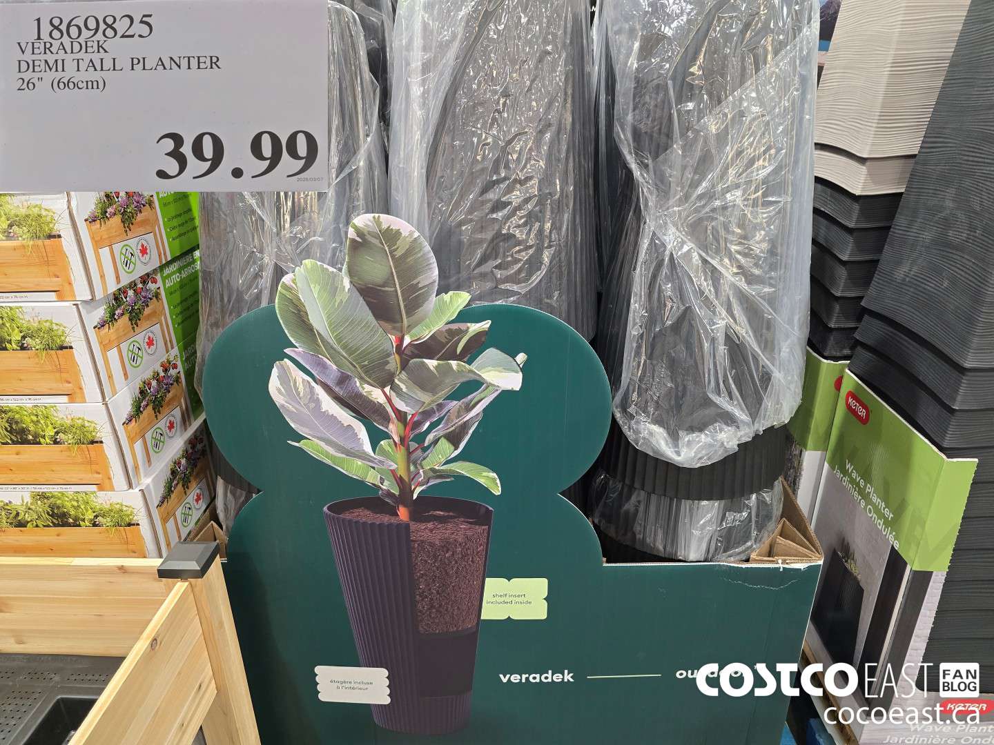 1869825 VERADEK DEMI TALL PLANTER 26