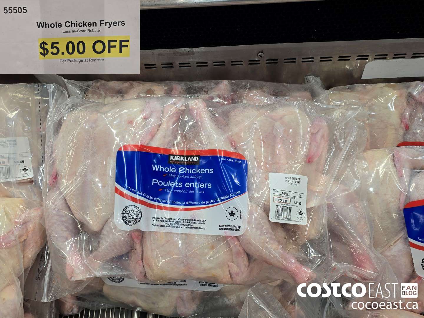 55505 Whole Chickens ($5.00 INSTANT SAVINGS)