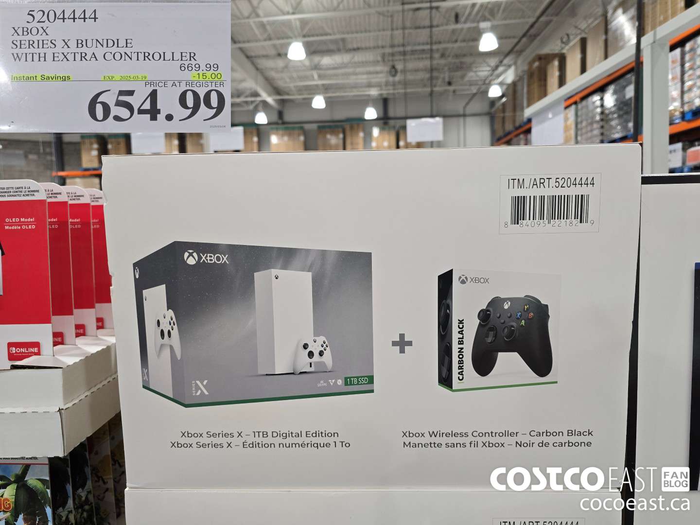 5204444 XBOX SERIES X BUNDLE WITH EXTRA CONTROLLER ($15.00 INSTANT SAVINGS EXPIRES ON 2025-03-19) $654.99