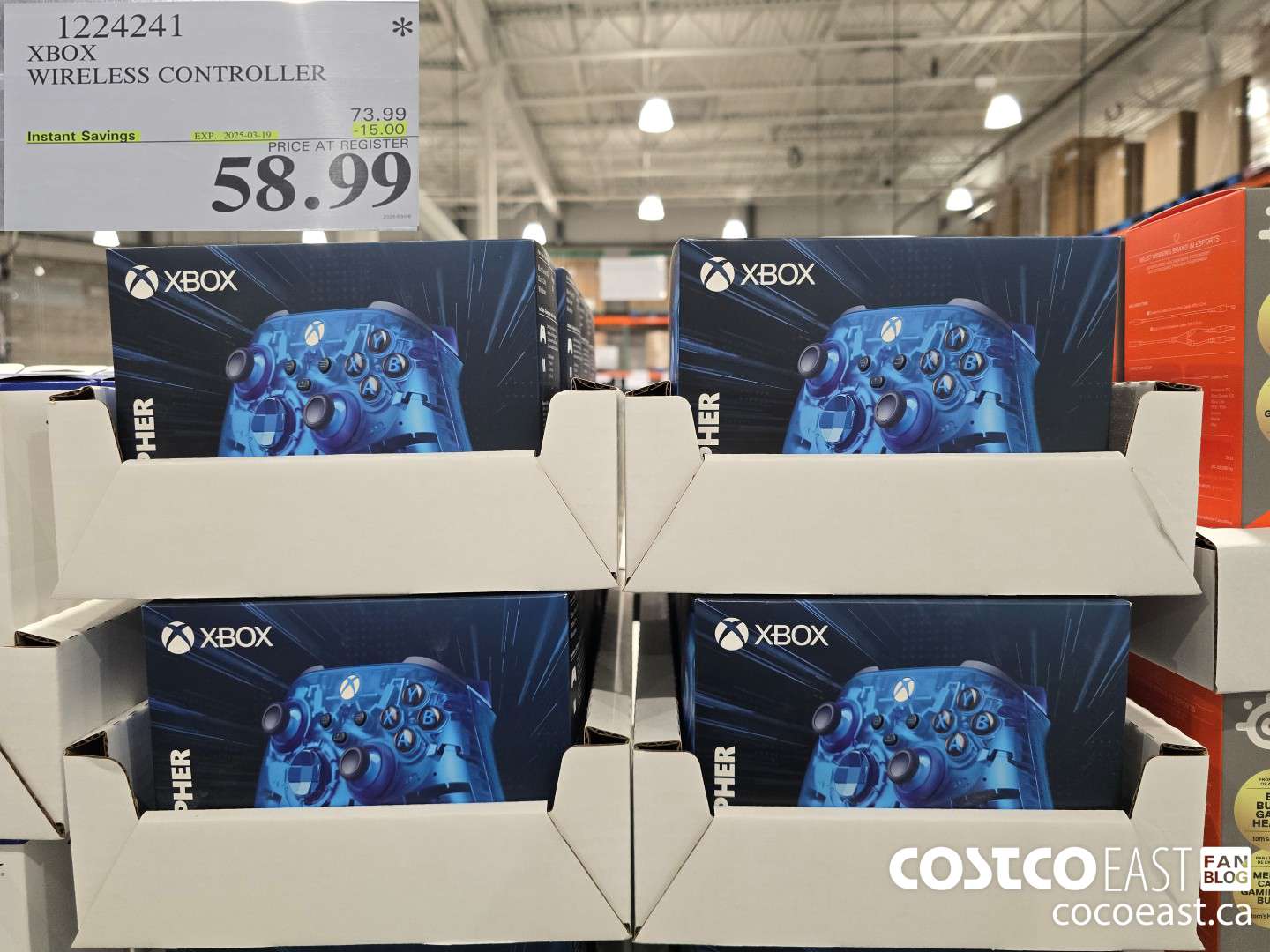 1224241 XBOX WIRELESS CONTROLLER ($15.00 INSTANT SAVINGS EXPIRES ON 2025-03-19) $58.99