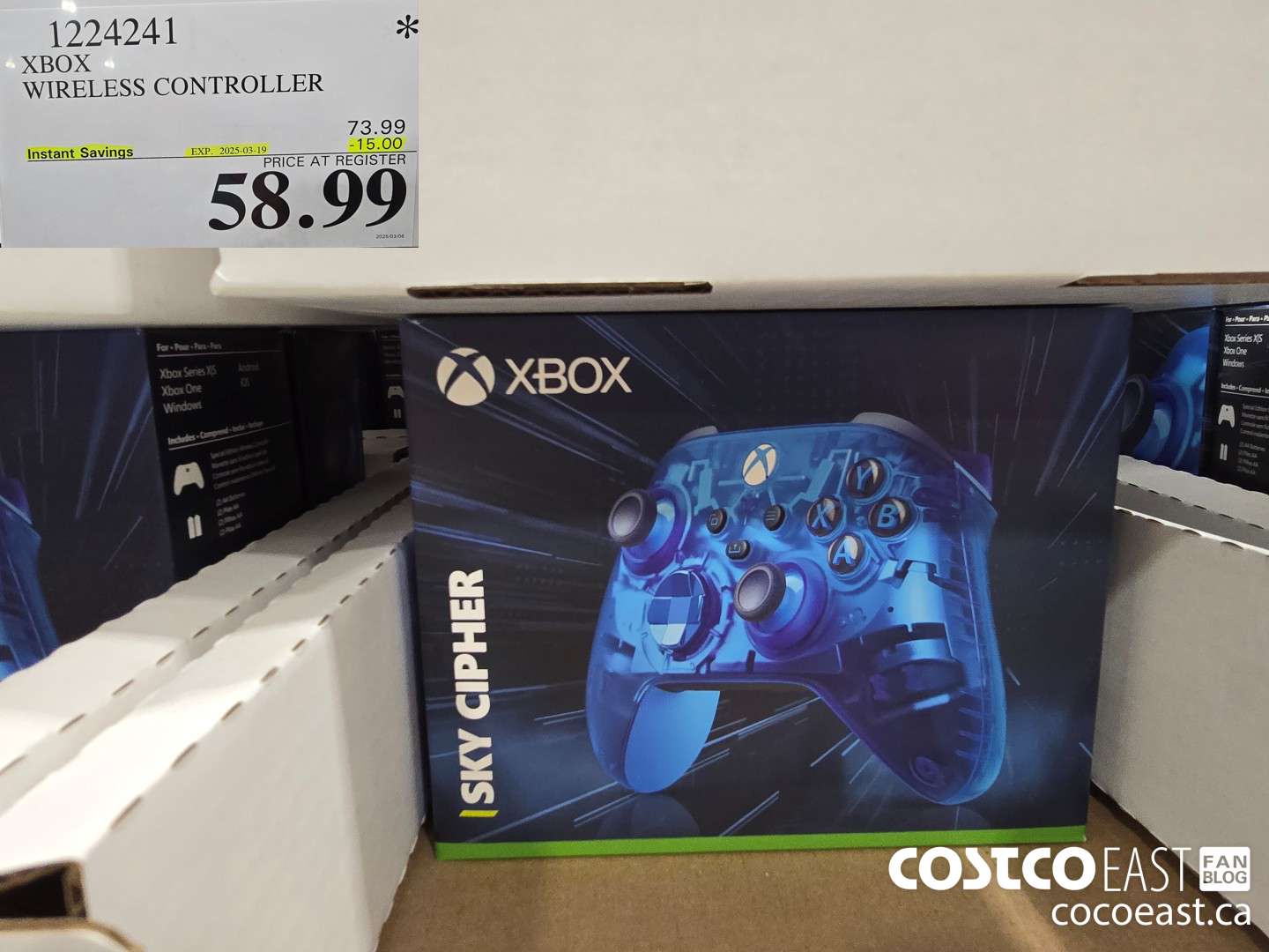 1224241 XBOX WIRELESS CONTROLLER ($15.00 INSTANT SAVINGS EXPIRES ON 2025-03-19) $58.99