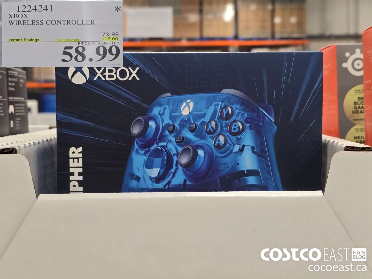 1224241 XBOX WIRELESS CONTROLLER ($15.00 INSTANT SAVINGS EXPIRES ON 2025-03-19) $58.99