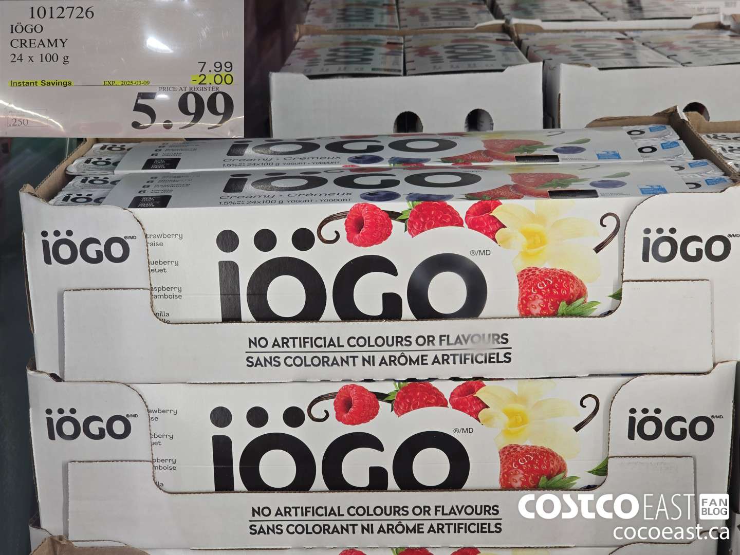 1012726 lOGO CREAMY 24 x 100 g ($2.00 INSTANT SAVINGS EXPIRES ON 2025-03-09) $5.99