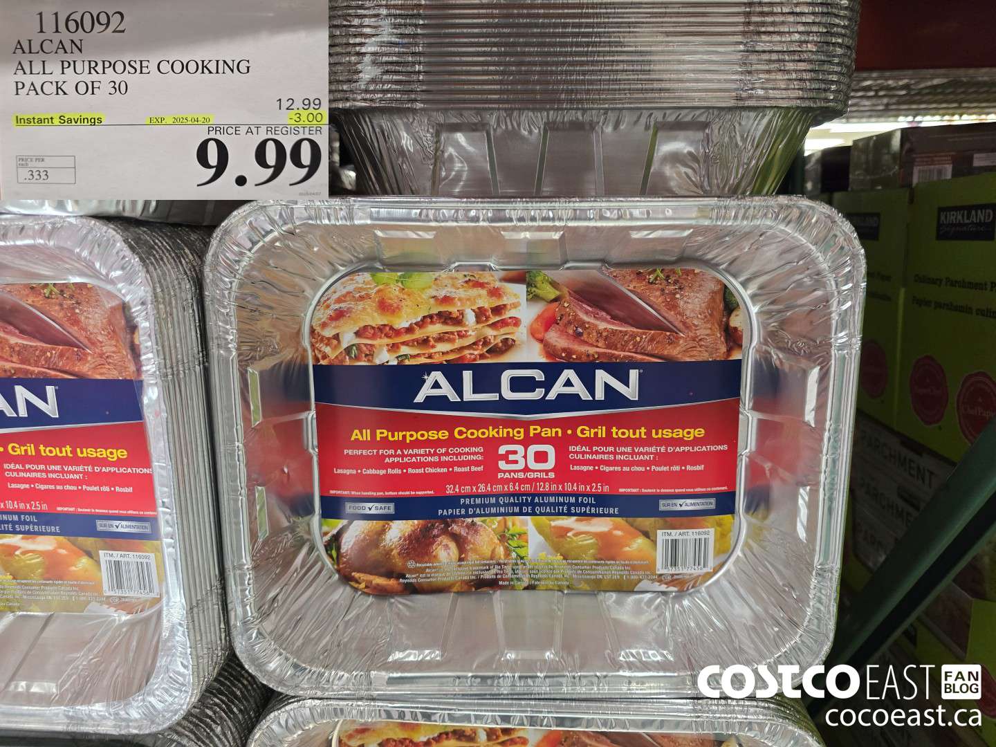 116092 ALCAN ALL PURPOSE COOKING PACK OF 30 ($3.00 INSTANT SAVINGS EXPIRES ON 2025-04-20) $9.99
