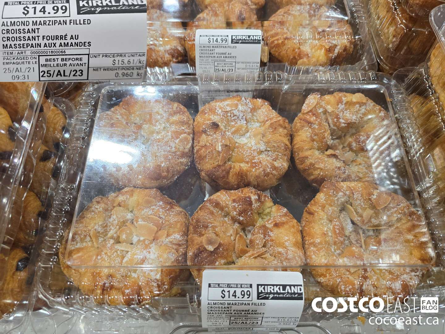 1800066 ALMOND MARZIPAN FILLED CROISSANT $14.99