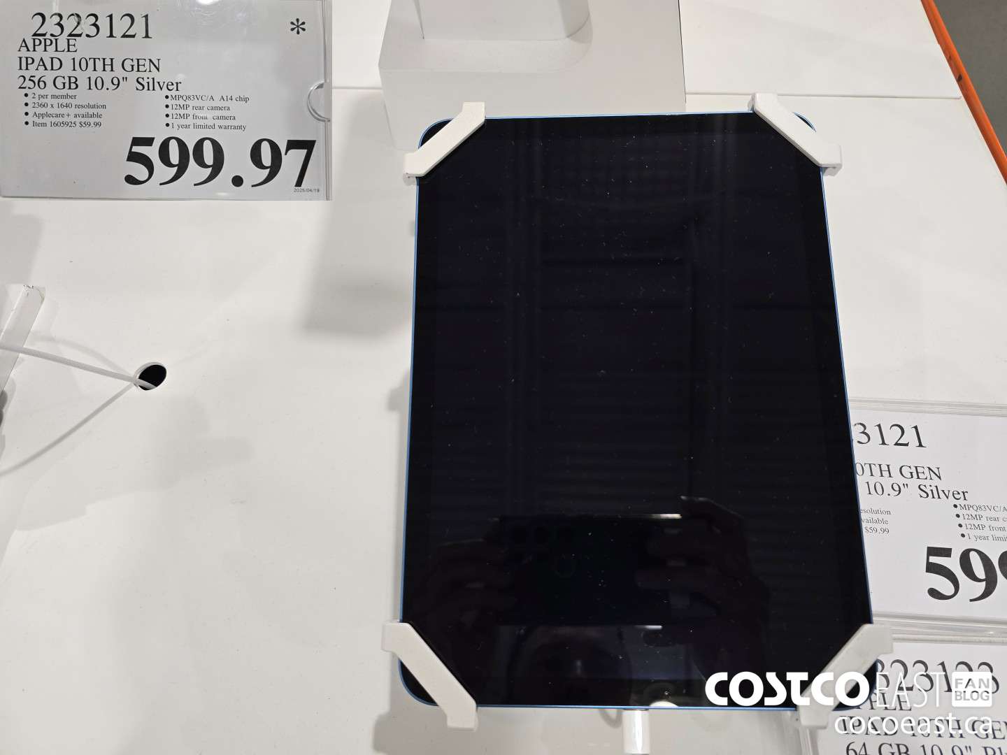 2323121 APPLE IPAD 10TH GEN 256 GB 10.9