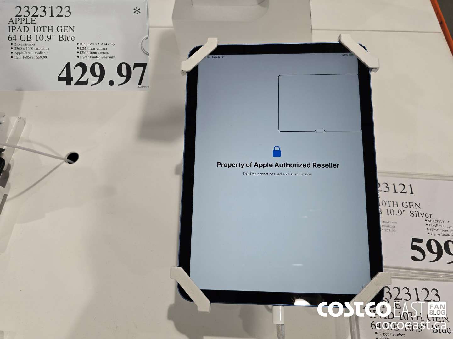 2323123 APPLE IPAD 10TH GEN 64 GB 10.9