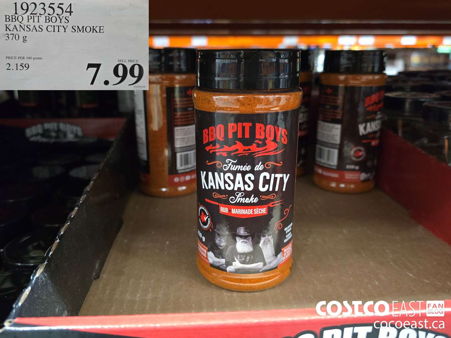 1923554 BBQ PIT BOYS KANSAS CITY SMOKE 370 G $7.99