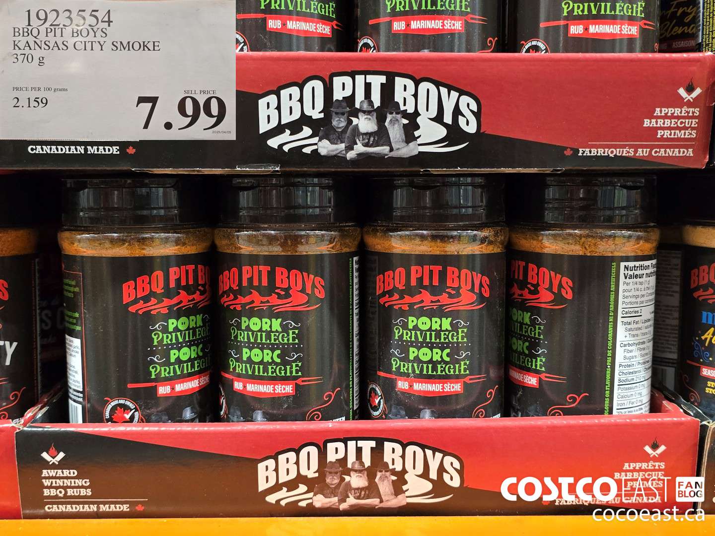 1923554 BBQ PIT BOYS KANSAS CITY SMOKE 370 G $7.99