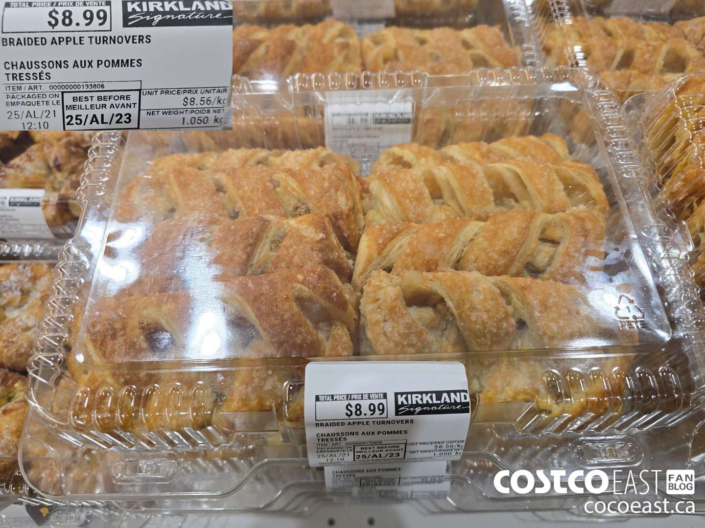 193806 BRAIDED APPLE TURNOVERS $8.99