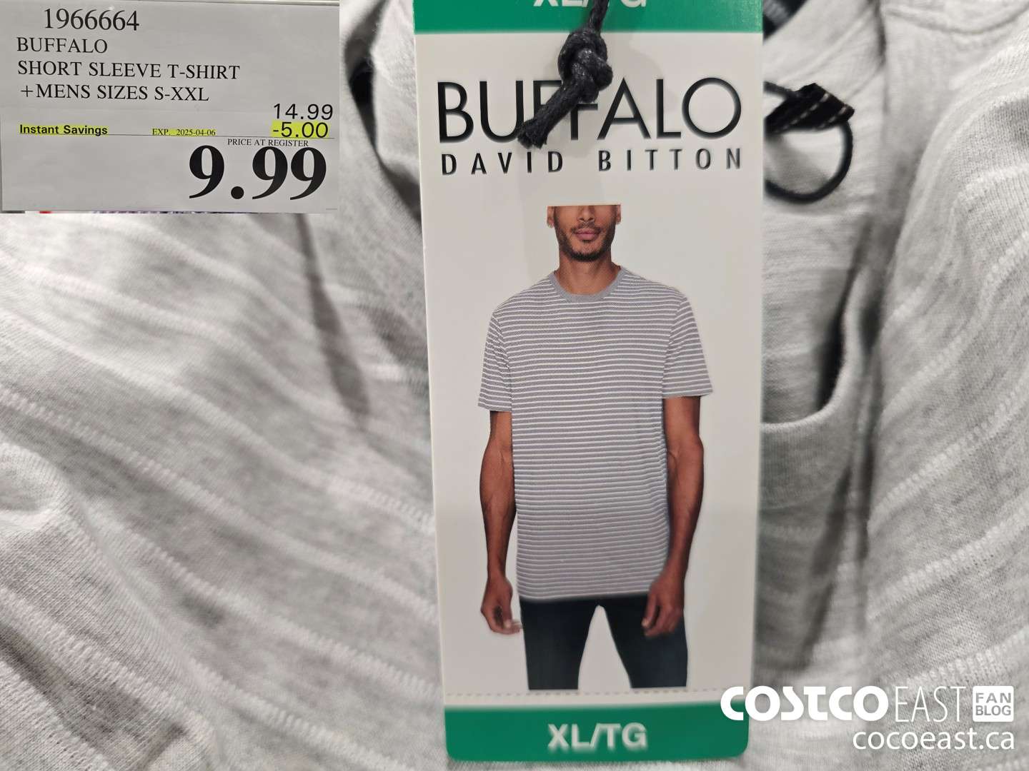 1966664 BUFFALO SHORT SLEEVE T-SHIRT +MENS SIZES S-XXL ($5.00 INSTANT SAVINGS EXPIRES ON 2025-04-06) $9.99