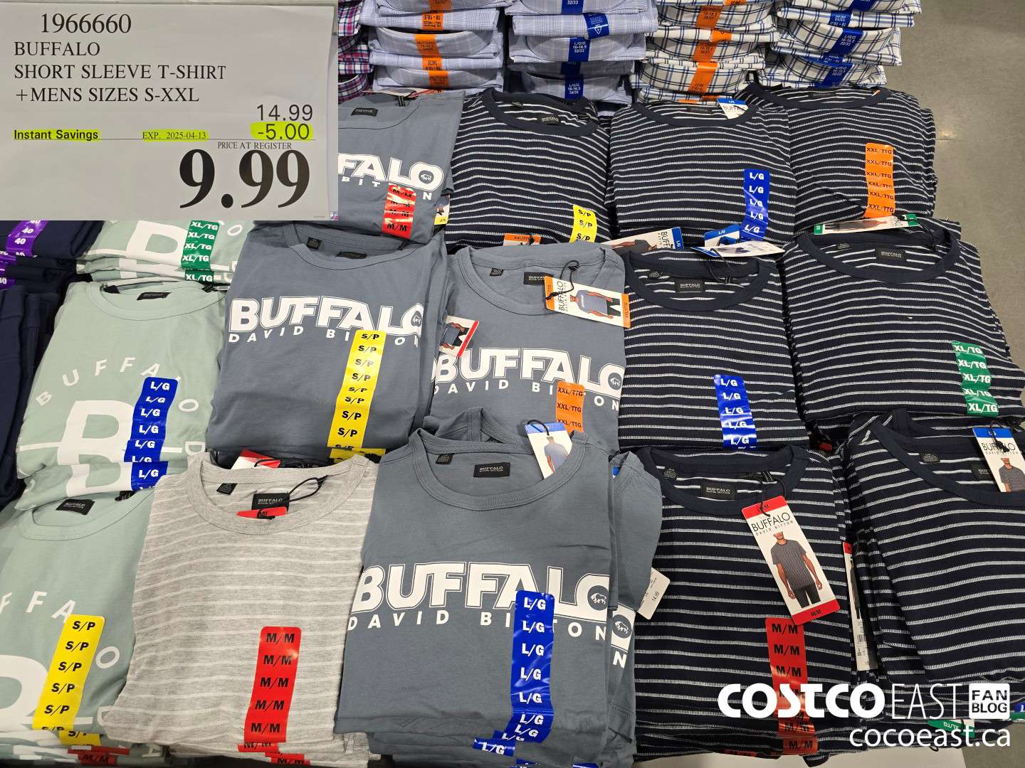 1966660 BUFFALO SHORT SLEEVE T-SHIRT +MENS SIZES S-XXL ($5.00 INSTANT SAVINGS EXPIRES ON 2025-04-13) $9.99